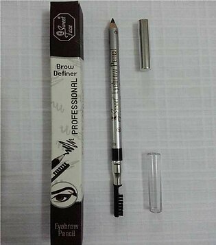 Eye Brow Pencil And Eye Brow Brush Professional Brow Definer Black 2 In 1