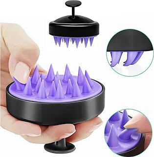 Hair Scalp Massager Brush With Soft Silicone Bristles For All Type Of Hairs For Children Men Women