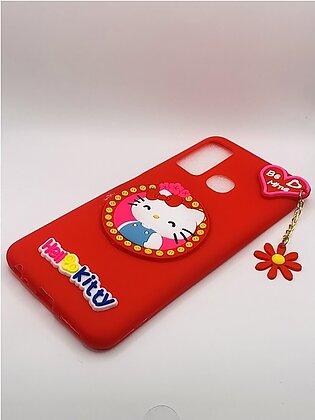 Infinix Hot 9 Play Unique Girlish Hello Kitty Cartoon Mobile Back Cover