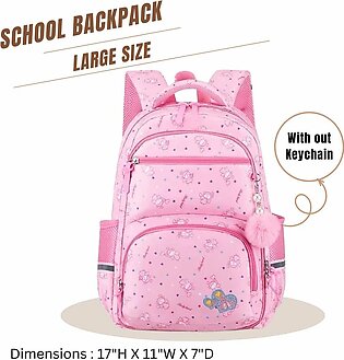 Hlnb.school Bag Girl Child Backpack Middle Class Kids Backpack 3 To 7 Grade Girls Backpack