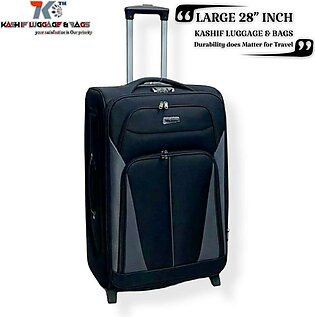 Large Luggage 28 Inch 2 Wheels Softshell Travelers Choice Suitcase