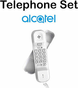 Slim Telephone Set, Wall Mountable Landline Phone (Alcatel T06)