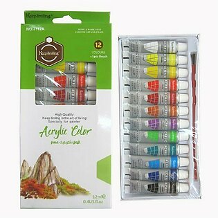Acrylic  Colour - Pack Of 12