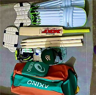 Pack Of 10 Cricket Hardball Kit (complete Kit) High Quality Made In Sialkot