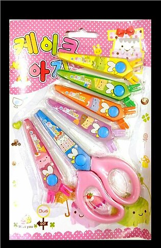 Paper Cutter Scrapbooking Diy Cute Kawai Plastic Scissors For Kids