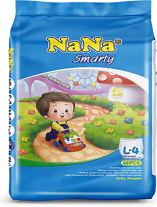 Nana Smarty Diapers Large 60Pcs