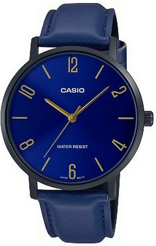 Casio - Mtp-vt01bl-2budf - Stainless Steel Wrist Watch For Men
