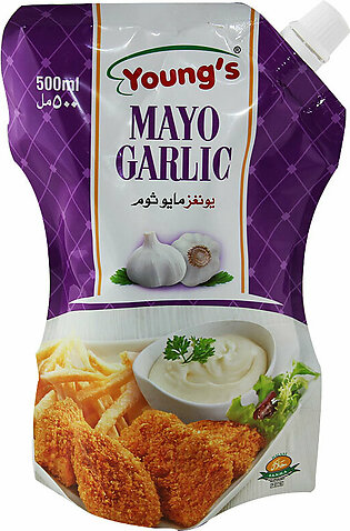 Gf Young French Mayo Garlic 500ml
