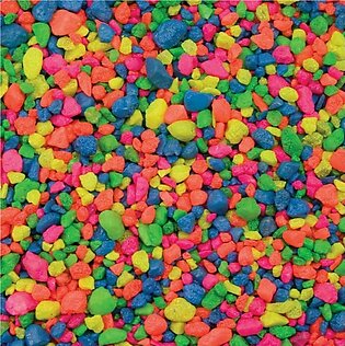 2 KG - Rainbow Mix Aquarium Fish tank Gravels - Colour Stones