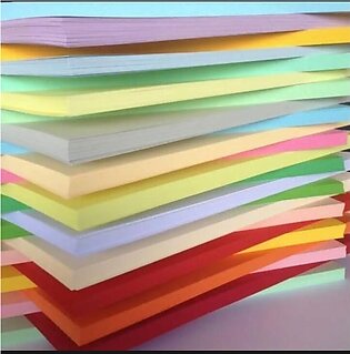 Colour Paper 50 Sheet, Multicolour A4size