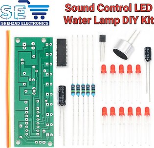 Sound Control Led Water Lamp Kit Cd4017 Color Lamp Control Fun Electronic Production Teaching And Training Parts Diy