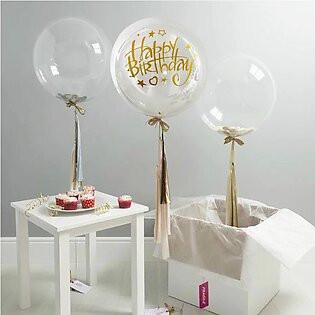 1pc Pvc Clear Bubble Balloon Inflatable Bobo Balloon Wedding Birthday Party Decorations Helium Balloons