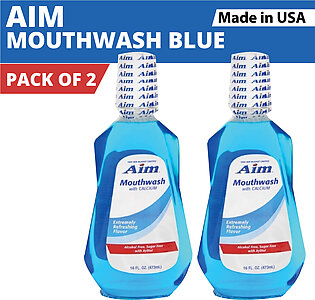 Aim Mouthwash (2 Pack) Extremely Refreshing Flavor- 473 ML - Best Mouthwash