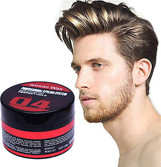 Wokali Wax Professional Styling System 04 , Hair Styling Wax For Firm Hold Sculpting 150g Wkl137 Red