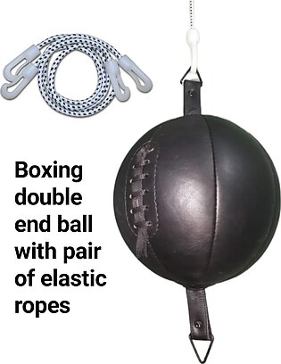 Leather Double end ball boxing punching ball boxing rope