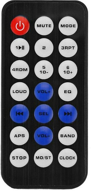 Universal Remote For Mp3 Player - Mp3 Module & Amplifier Speakers - Black
