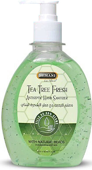 Hemani Hand Sanitizer 250Ml With Pump (Tea Tree)