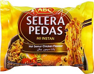MI ABC SELERA PEDAS Hot Semur Chicken Flavour Instant Noodles - Instant Spicy Noodles