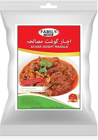 Family Foods Achaar Gosht Masala (reciepe Masala) - 500 Grams
