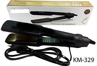 Km-329 By Fzctech Hair Brush Auto Fast Hair Straightener Comb Irons Electric Straight Hair Comb Straightening (black)