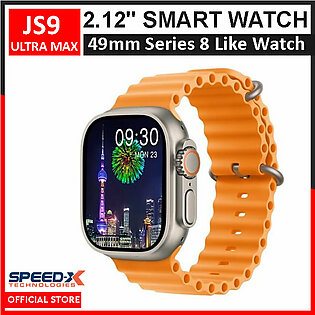 Js9 Ultra Max 2.12 Inch Amoled Screen Smart Watch Ultra 49mm Series 8 Nfc Wireless Charging Sports Watch