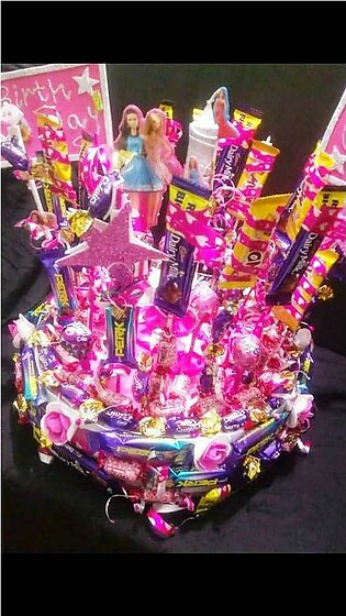 Chocolate And Candy Cake Gift