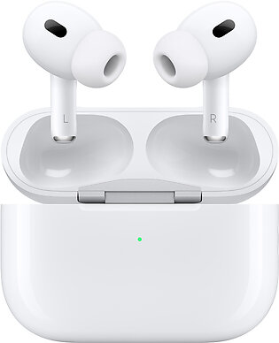 Apple Airpods Pro (2nd Gen) (usb-c) Wireless Earbuds, Up To 2x More Active Noise Cancelling, Adaptive Transparency, Personalized Spatial Audio Magsafe Charging Case (usb-c) Bluetooth Headphones For Iphone