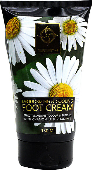 Sen Deodorizing & Cooling Foot Cream 150ml-chamomile & Vitamin-e Foot Cream