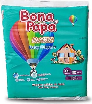 Bona Papa Magic Baby Diaper Xxl Size - 60pcs Pack
