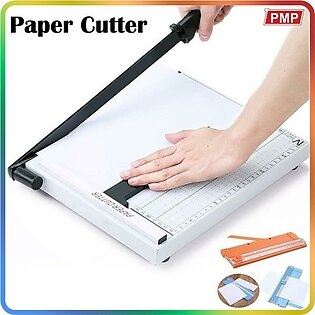 A4 Paper Trimmer / Paper Cutter, 12-sheet Capacity For Home/office (steel Base) - White