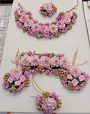 Mehndi Flower Jewelry Set For Girls And Woman (mehndi Style)