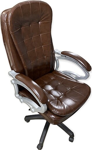 Office Revolving /boss /computer Chair(colour Black And Brown)