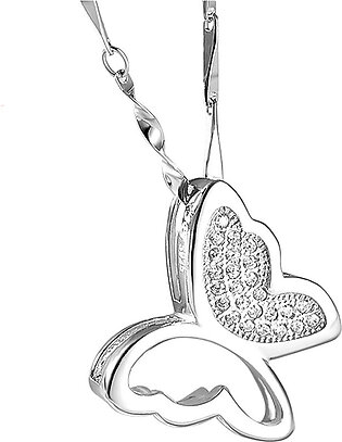 Cherish Simplicity With Jewelicious 925 Sterling Silver Butterfly Pendant Necklace - A Simple Yet Elegant Valentine's Day Gift For Women