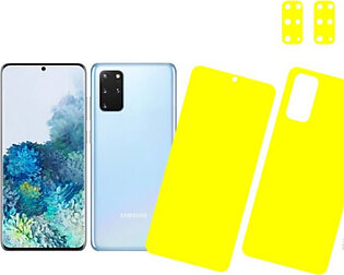 Samsung Galaxy S20+ & For S20 Plus 5g - Screen Protector Jelly For Front And 1 Jelly For Back - Best Materials With 4 Pcs Of Back Cam Lens Protectors