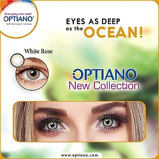 Color Contact Lenses White Rose Premium Quality Branded with Free Kit
