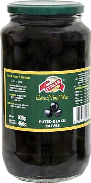 Italia Pitted Black Olives 935 / 450gr