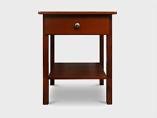 Interwood Woodson Brown Bedside Table  - Secure delivery + Free Installation