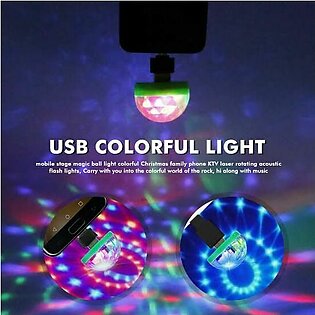 Magic USB Party Lights Mini Disco Ball,Led Small Magic Ball Sound Control DJ