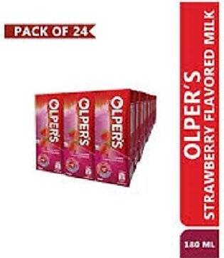 Pack of 24 Olpers Strawberry Flavored Milk 180ml