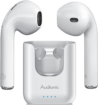 Audionic Airbud 450 Enc Quick Pairing Wireless Earbuds, Earbud With Voice Asistance Wireless Earphones, Sweat Resistance/ Water Proof Bluetooth Ear Buds And Headphones, Touch Control Wireless Earbuds With 25 Hours Playtime