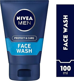 Nivea Men Protect & Care Face Wash, Aloe Vera, 100ml