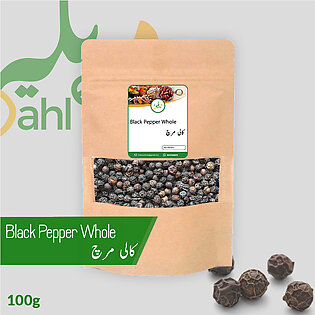 Black Pepper Whole - Sabut Kali Mirch 100 Gram