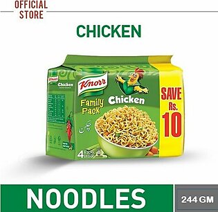 Knorr Noodles Chicken Family Pack 244g (pack Of 4)