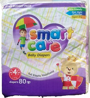 Smart Care Baby Diaper (size 4no Large 7-15kg) 80-pcs Pack