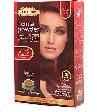 Henna color for hair - Red - Burgundy - SAC