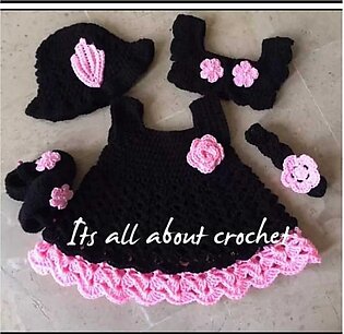Customizable Baby Girl Crochet Dress / Baby Frock