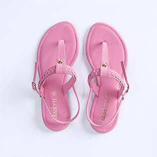 Flat Slippers For Girls & Women - Maahru Flamingo Slide-on