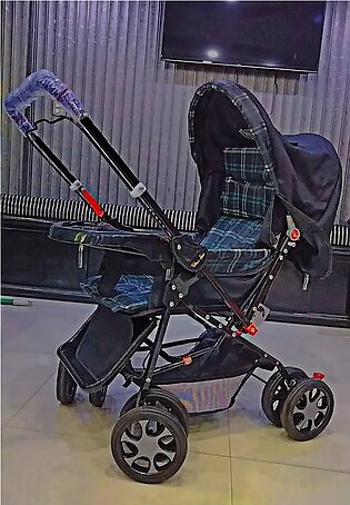 every Ride Counts: Sturdy Kids Baby Stroller Pram With Adjustable Canopy And Tray