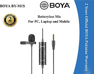 2 Years Warranty - Boya M1s Lavalier Collar Microphone For Dslr & Android Phone By-m1 Mic