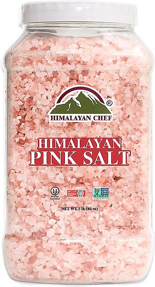 Himalayan Chef Pink Salt Coarse - 2.2 Kg | Large Plastic Jar